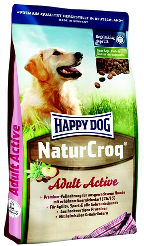 Happy Dog Naturcroq Active of een andere gezonde Happy Dog variant, afgestemd op uw hond!